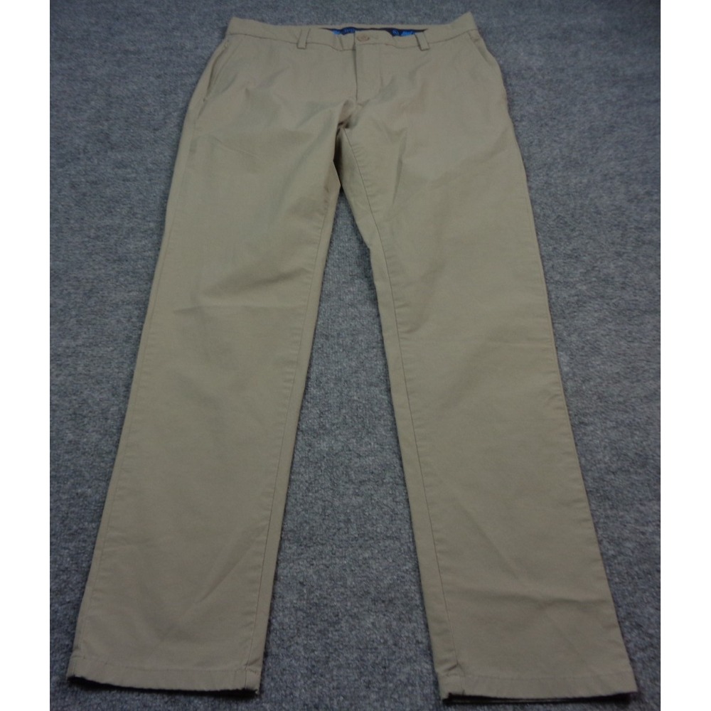 VIneyard Vines Pants Men 33x32 Beige Pocket Stretch On The Go Performance